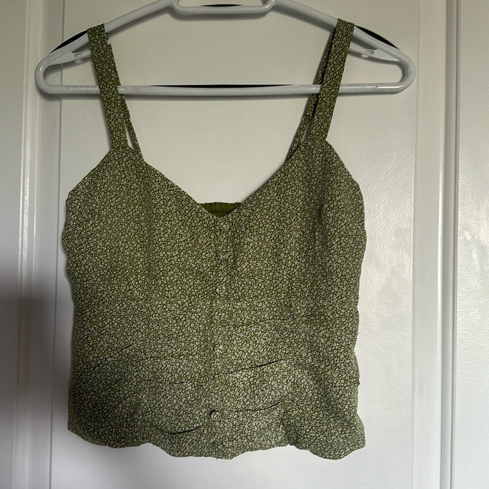 Abercrombie & Fitch Crop floral top